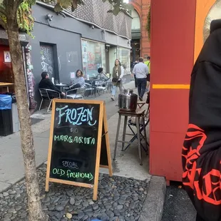 People who sat smoking for at least 10 minutes while servers walked by and were never asked to leave