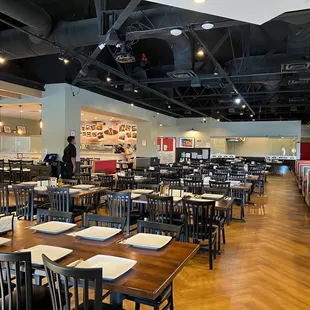 the interior of a restaurant