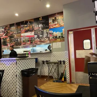 interior, sushi and sashimi