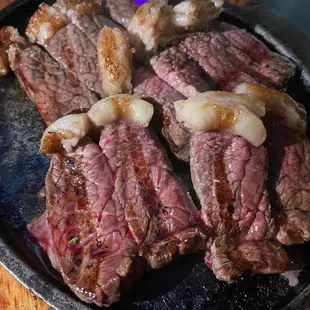 Picanha (served in a hot plate, order 1 temp down!) melts in your mouth!!