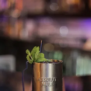 Boteco Mule, our version of Moscow Mule.