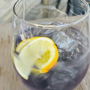 Lavender sangria