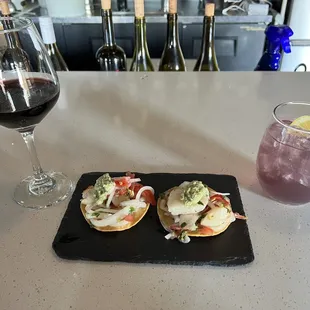 Scallops Ceviche Tostadas