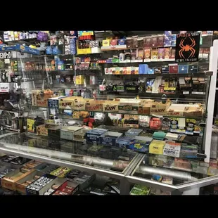 Crazy rolling paper and cigars selection