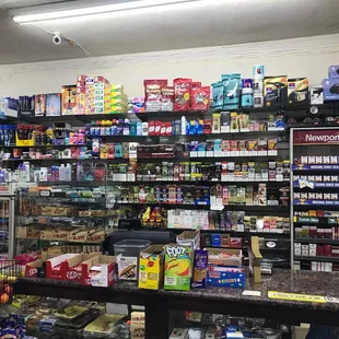 a grocery store filled with products