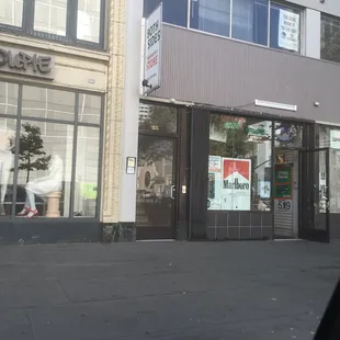 Obscure store front