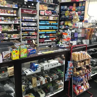 a grocery store filled with products