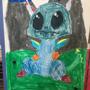 Drawing from art camp age 8