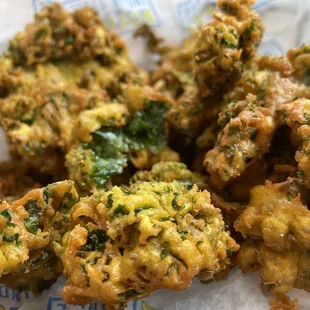 Kale Pakoras $8.99 - Highly recommend!