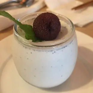 Black Sesame Panna Cotta