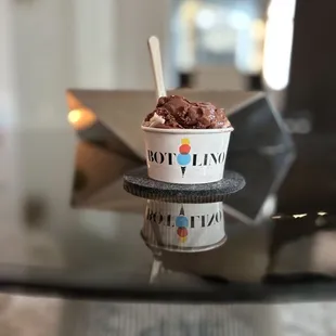 Chocolate sorbetto &amp; Hazelnut (Vegan)