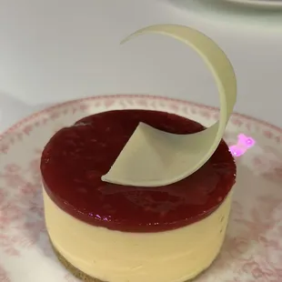 Raspberry cheesecake