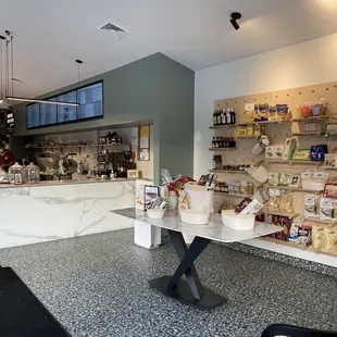 the interior of a store