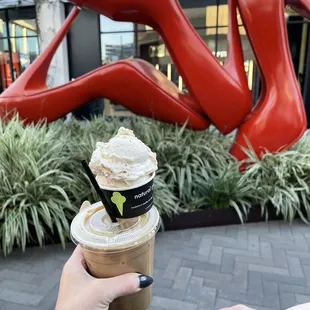 Iced Dirty chai &amp; Gelato