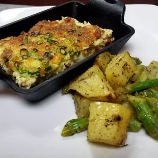 Vegetable frittata. Sunday brunch