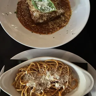 Eggplant Parmigiana Pasta