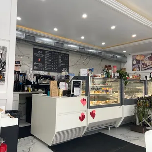 the interior of a restaurant