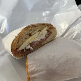 Roman Breakfast Sandwich