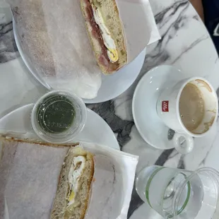 We ordered two breakfast sandwiches and a coffee. Everything was very good and service was cordial.