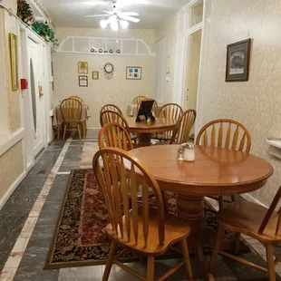 Communal dining area