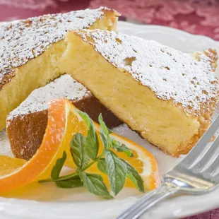 Orange French Toast for breakfast--one of our favorites!