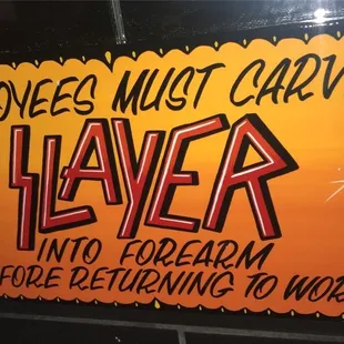 Greatest sign on the planet