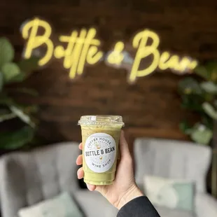 Salted Caramel Layered Matcha