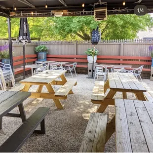 Our outback patio seating!