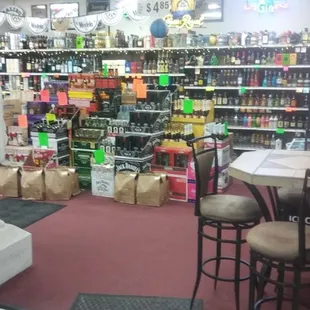 a man in a white suit in a store