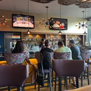 Inside bar area