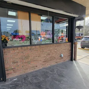  the outside of a store