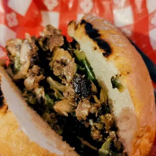 Philly Cheese Steak Sandwich