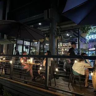 Vibey patio that stopped me in my tracks