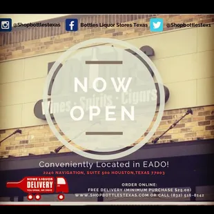 now open sign