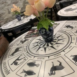 Cute seating area to enjoy your tea