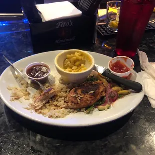 Cajun chicken was dry AF