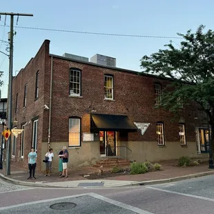 View from the canal walk across the street