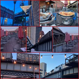 If you only had 1 shot, 7 slices of pizza by the rails.