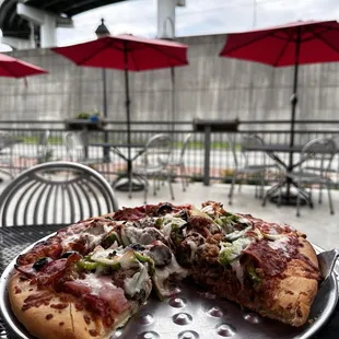 Bottoms up Loaded Pizza