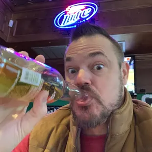 Great cold beer and drinks and hijinx