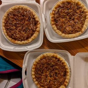 Pecan pies
