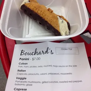 Large Cannoli $3.50