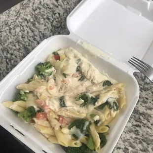 $8 pasta - can't beat the price &amp; available on Door Dash