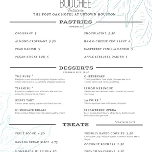 Bouchée Menu - Page 1