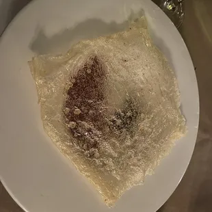 Wagyu tartare under veil