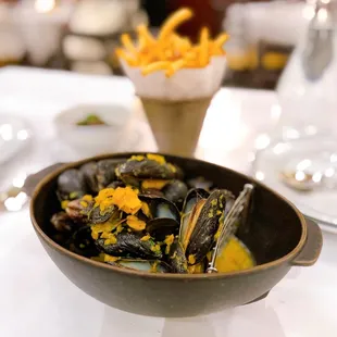 Moules au safran
