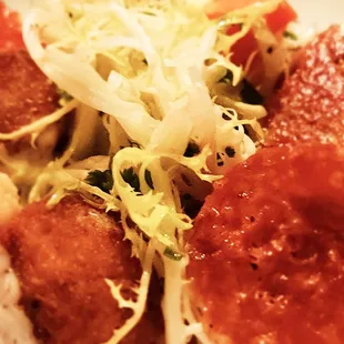 Mushroom arancini holiday appetizer