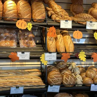 November 2024 sourdough bread selection