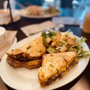 a plate of food on a table