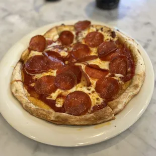Pepperoni pizza sourdough
